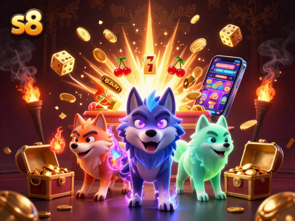 Engage with the exciting world of S8 casino as the shadow wolf leads the way to jackpots.