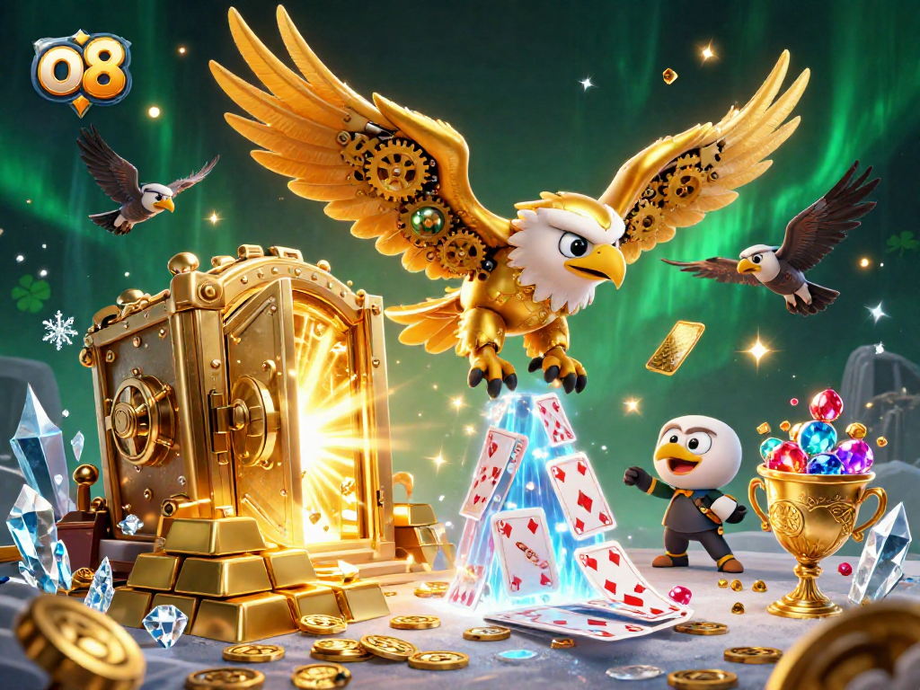 Experience excitement and rewards with o8's vibrant gaming world filled with treasures.