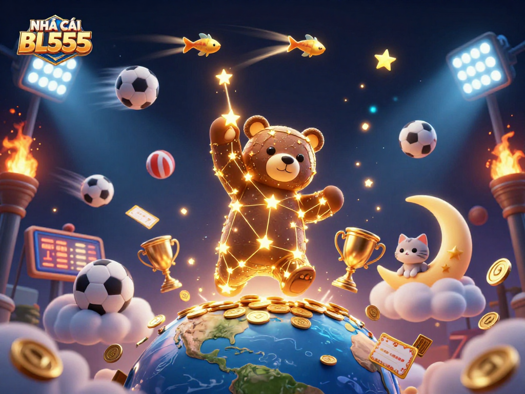 Engage with NHÀ CÁI BL555 and experience winning moments in dynamic 3D casino illustration.