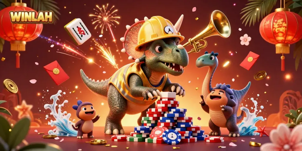 Celebrate wins at WINLAH with interactive casino adventures featuring vibrant 3D characters.