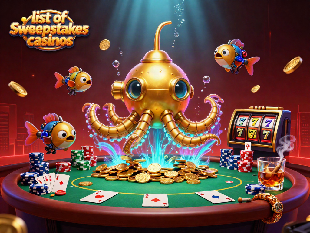 Experience the thrill at top list of sweepstakes casinos with dynamic games and exciting visuals.