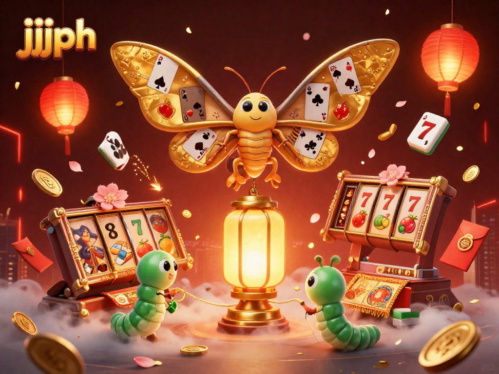 Magpusta ng mga premyo sa jjjph sa isang kamangha-manghang 3D na illustration ng mga simbolo ng casino.