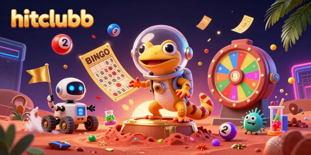 Hitclubb offers exciting gameplay in a vibrant casino environment, showcasing winning opportunities.